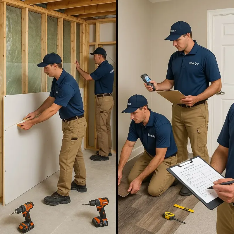 Repairs and Reconstruction process in Smithville, TX